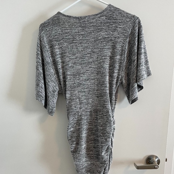 Leith Grey Wrap Dress - Picture 9 of 10